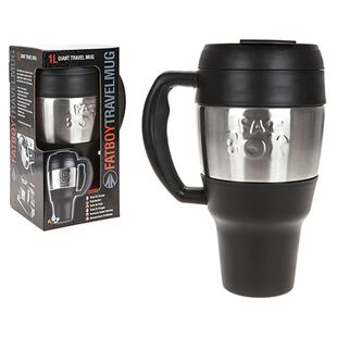 Summit Int Fatboy 34oz Travel Mug Black Sportpursuit