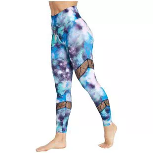 Bally Total Fitness Women's High Waist Space Dye Leggings