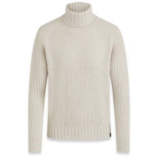 Belstaff Mens Marine Roll Neck Pullover Natural Sportpursuit