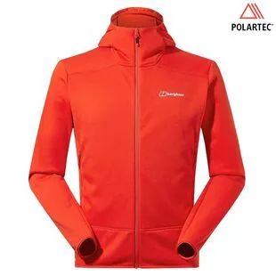 Fjern  Mens Vandring Stretch Fleece Jacket (Rust/Orange)