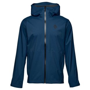 Black Diamond Mens Stormline Stretch Rain Shell Jacket Indigo Spor