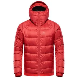 Mens Merino Wool Insulated Jacket (Red/Smoke)