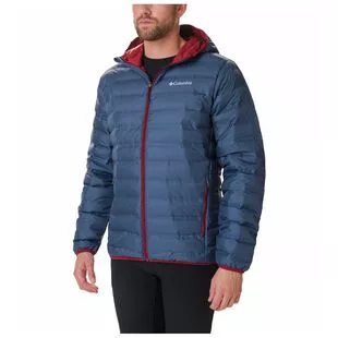 Columbia Mens Lake 22 Down Hooded Jacket (Dark Mountain ...