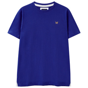 CrewClothingCo. Mens Round Neck T Shirt Mazarine Sportpursuit