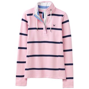 Crew clothing pink 2025 sweatshirt
