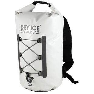 Dry Ice Premium Waterproof Ice Cooler Insulated Bag Backpack Grey 20 Litre 