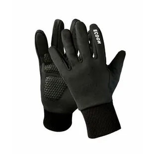 Ecoon Winter Pro Logo Cycling Gloves Black Sportpursuit