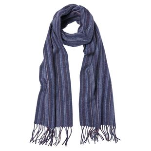 FatFace Fat Face Mens Grey Charcoal Check Scarf