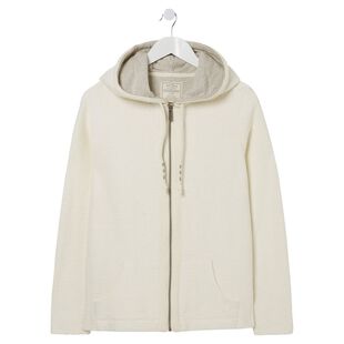 Fat Face Womens Hemsby Zip Thru Hoodie Ivory Sportpursuit
