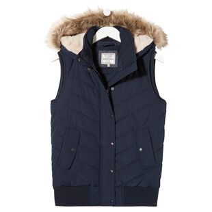 Fat Face Womens Heritage Gilet Navy Sportpursuit