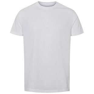 Kronstadt Mens Elon 3-Pack T-Shirt (White/White/White) | Sportpursuit.