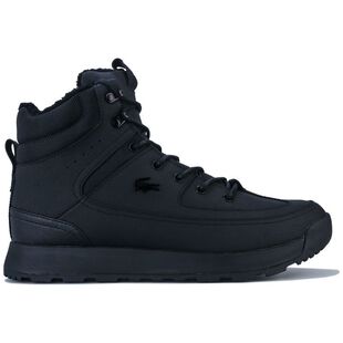 Lacoste boots black store