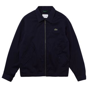Lacoste harrington jacket navy on sale