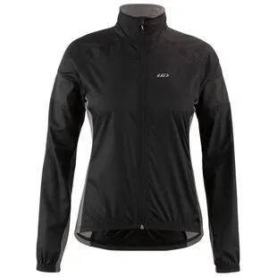 Louis Garneau Womens Modesto 3 Jacket Black Gray Sportpursuit