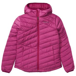 Marmot Womens Highlander Hooded Down Jacket Wild Rose Sportpursuit