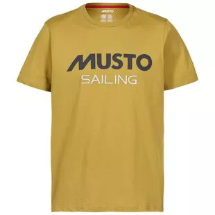 Mens Musto T-Shirt (Amber Gold)