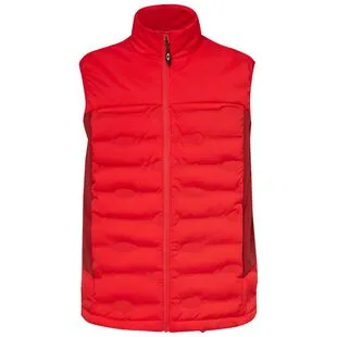 Oakley Mens Ellipse RC Quilted Gilet Red Line Sportpursuit