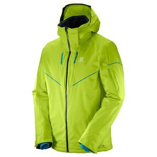 Salomon Mens Stormrace Jacket Acid Lime Sportpursuit