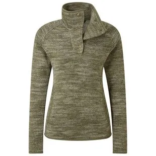 Sherpa Womens Lumbini Fleece Pullover Evergreen Sportpursuit