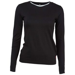 Spyder Womens Riverside Long Sleeve T-Shirt (Black) | Sportpursuit.com