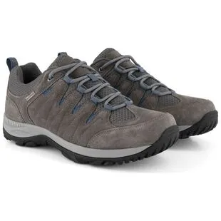 Travelin Mens Ervik Softshell Low Hiking Boots Grey Sportpursuit.c