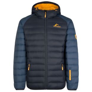 Westfjord Mens Snaefell Jacket (Dark Navy/Mango) | Sportpursuit.com