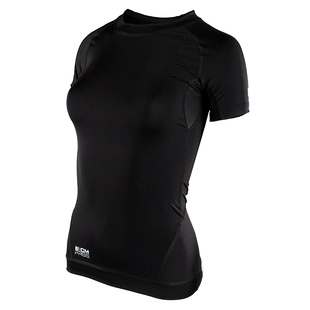 Skins A400 Womens Compression Short Sleeve Top (Black/Gold), GREAT BARGAIN