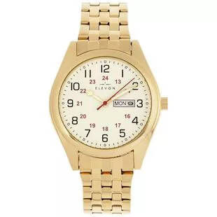 Elevon Montre de tous les jours Gann Argent Gold Blanc Sportpursui