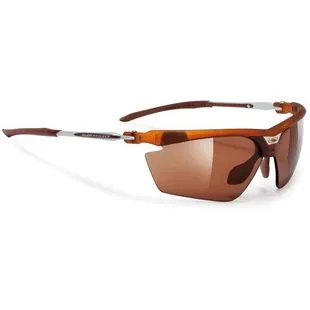 Rudy Project Magster Sunglasses Frozen Brown Frame Laser Brown Lens
