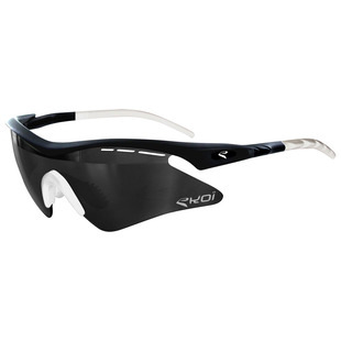 Ekoi Super Corsa Sunglasses (Black/Mirror/White)