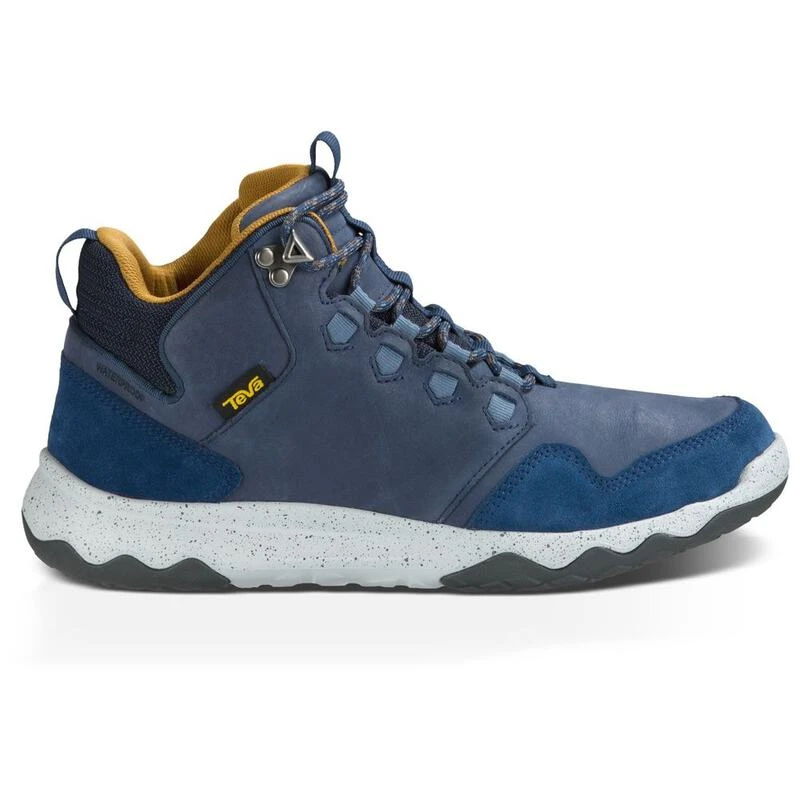 Teva Mens Arrowood Lux Mid Waterproof Boots Blue Sportpursuit