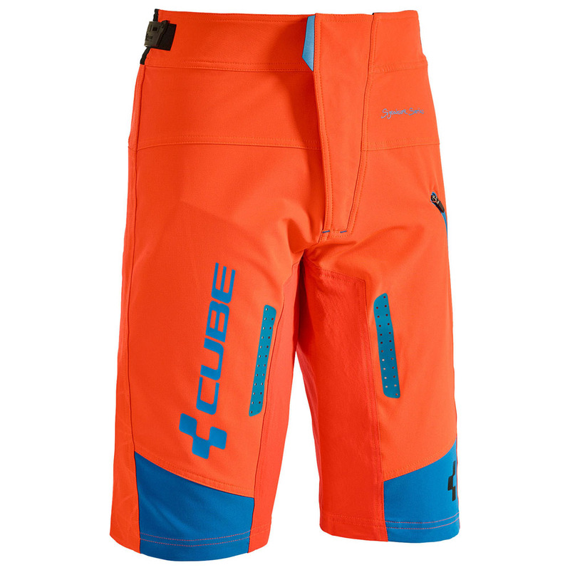 Cube Mens Action Signature Shorts Flash Red Black Blue Sportpursui