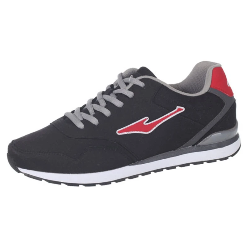 Erke Mens Jogging Sneakers Black Red Sportpursuit
