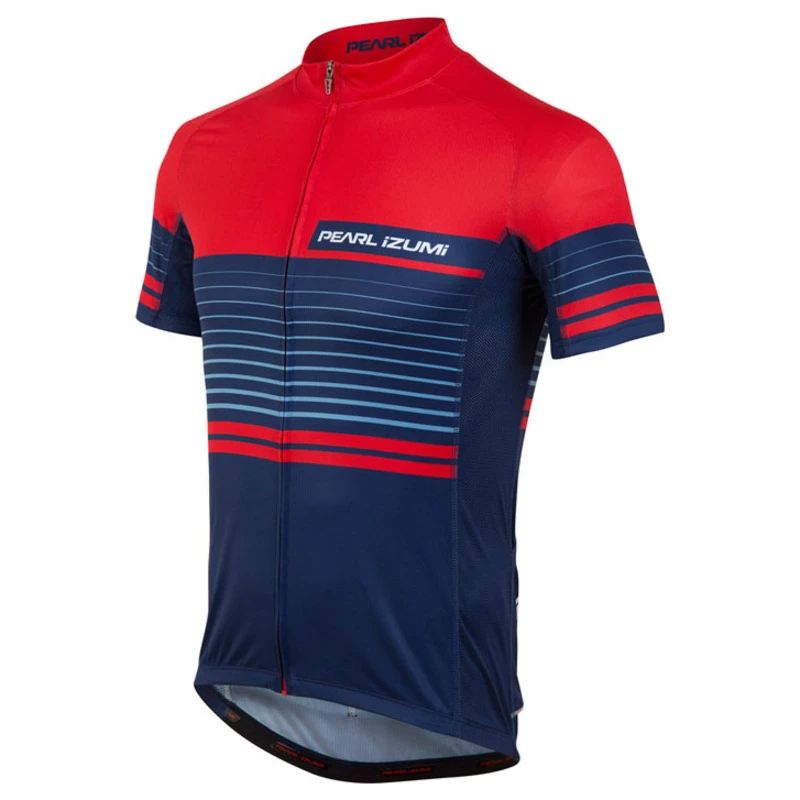 Pearl Izumi Mens Elite Escape Ltd Jersey Linear Red Dusk Sportpurs