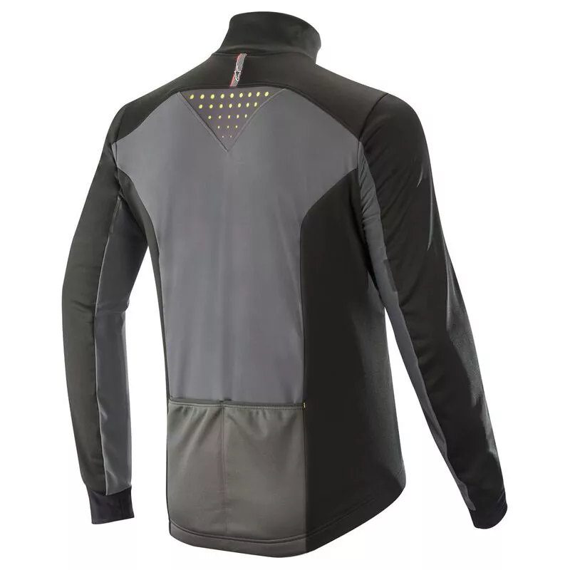 Alpinestars Mens Cruise Shell Jacket Dark Shadow Black Acid Yellow