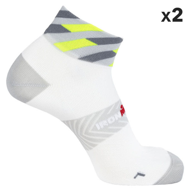 Road Cycling Socks (2 Pack White)
