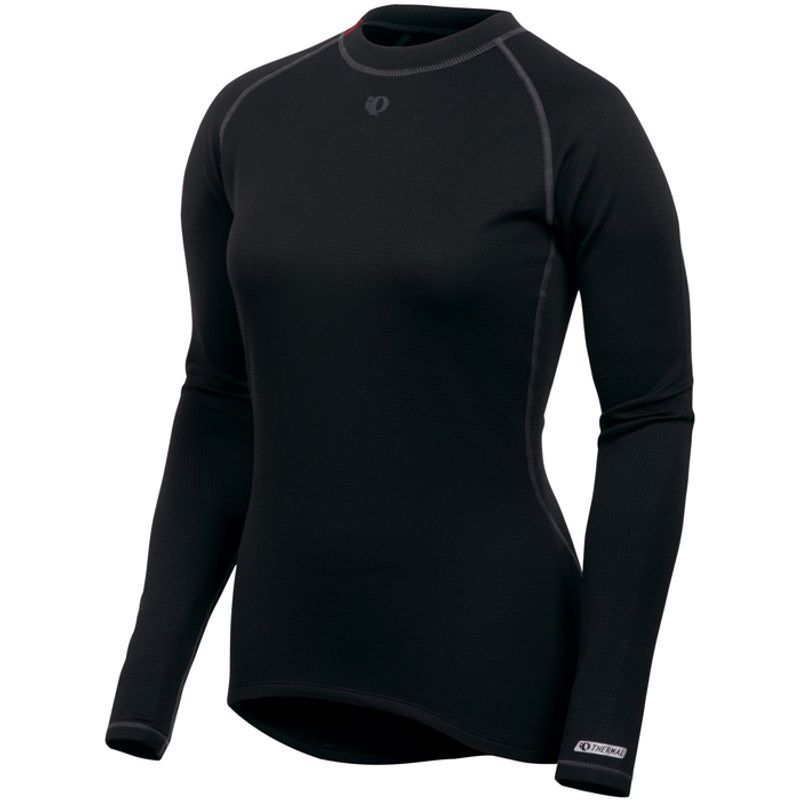 thermal black long sleeve top