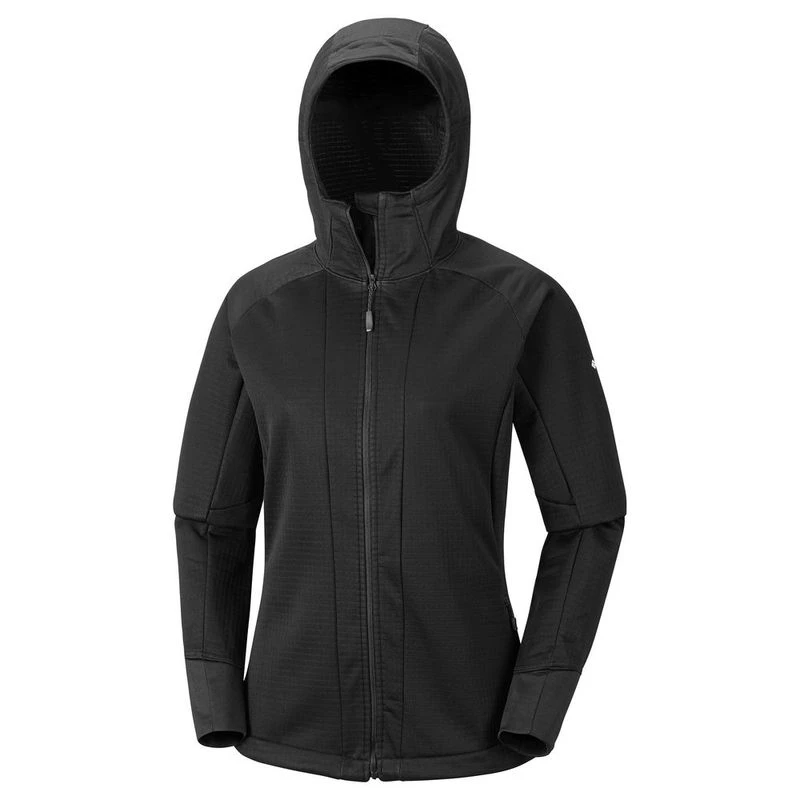 ColumbiaWH Womens Steel Cliff Hooded Softshell Jacket (Black) Sportp
