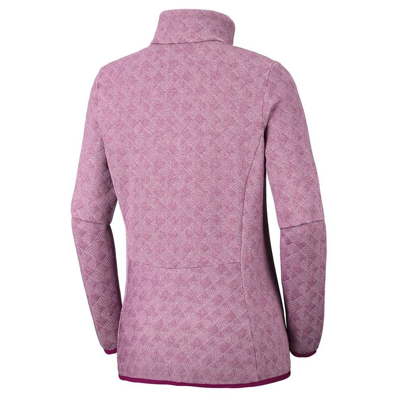 Columbia Womens Mystic Falls Full Zip Fleece Jacket Pomegranate S