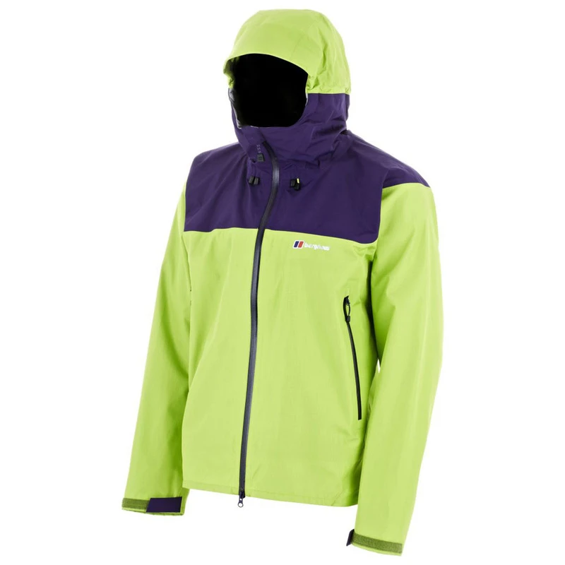 Berghaus Mens Velum II Shell Jacket Green Dark Purple Sportpursuit