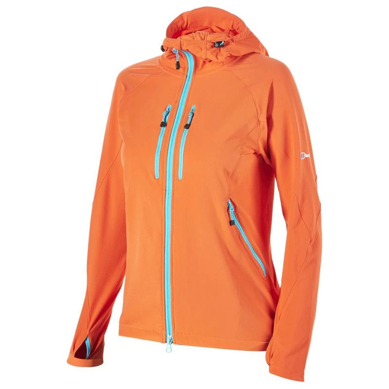 Berghaus Womens Pordoi Softshell Jacket Orange Sportpursuit