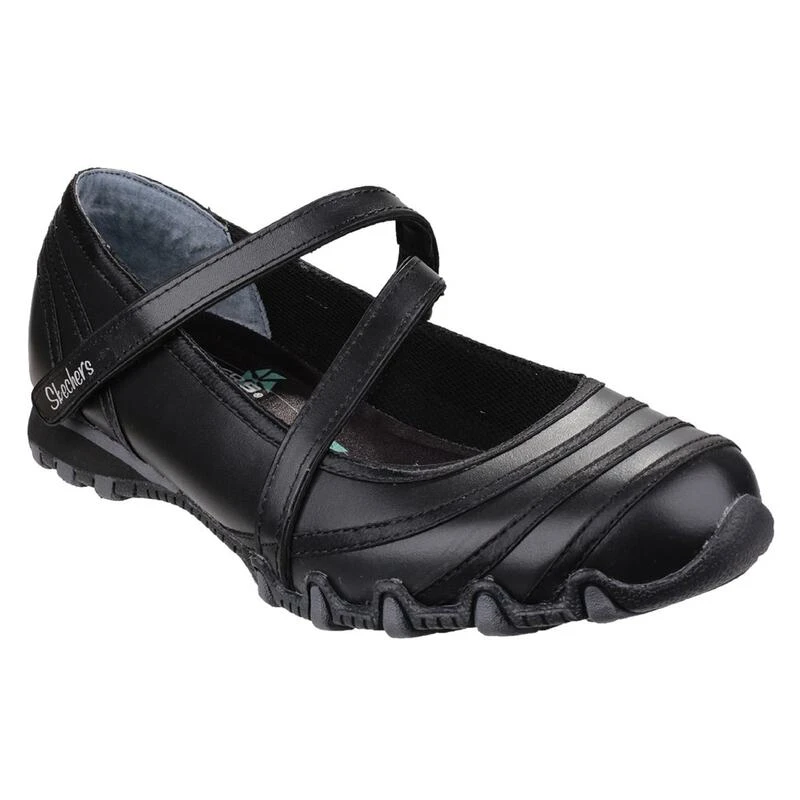 Skechers bikers black sale