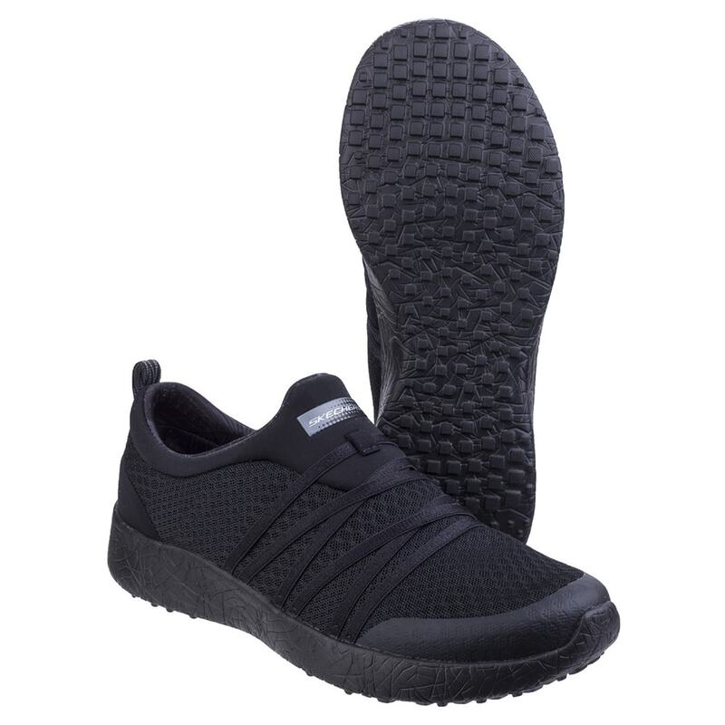 Skechers Black Burst Very Daring Trainers 2024 www.alhudapk