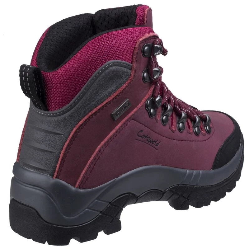 Cotswold Womens Westonbirt Waterproof Hiking Boots Red Sportpursui