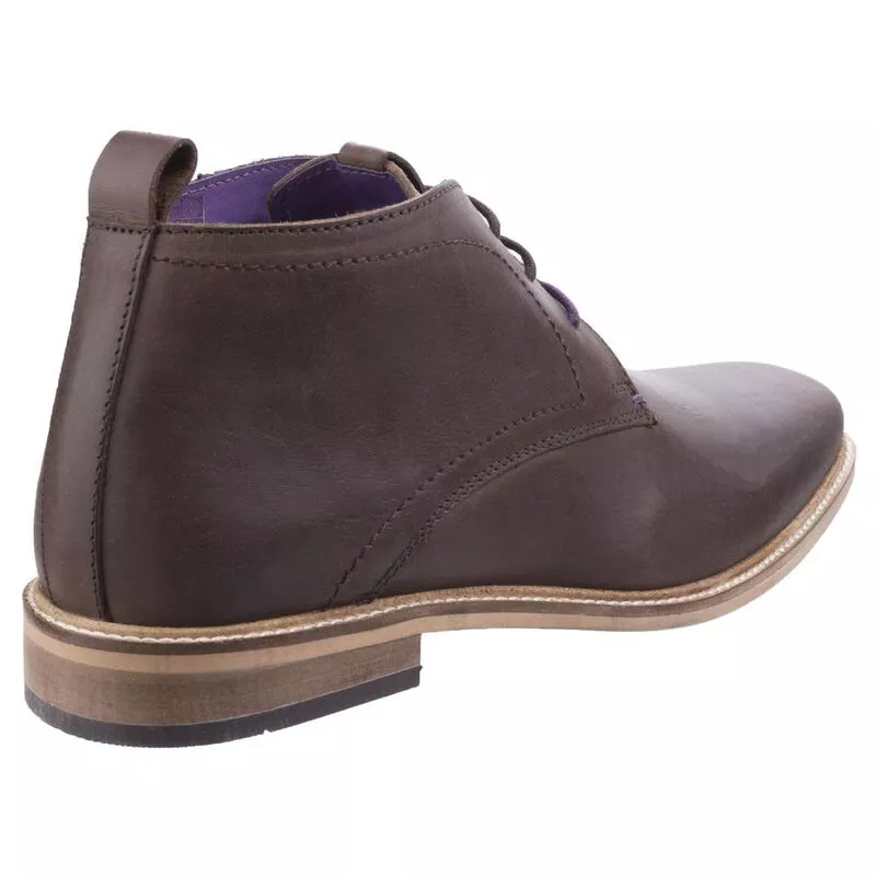 Lambretta Mens Franky Chukka Boots Waxy Brown Sportpursuit Com