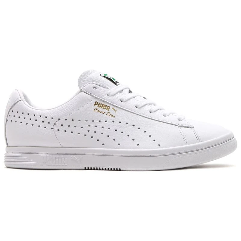Puma Mens Court Star Shoes White Sportpursuit