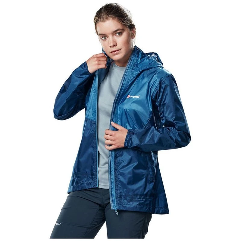 Berghaus Womens Fast Hike Waterproof Jacket Galaxy Blue Campanula