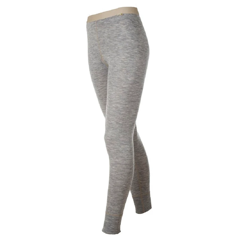 Janus Womens Designwool Leggings (Grey Melange) | Sportpursuit.com