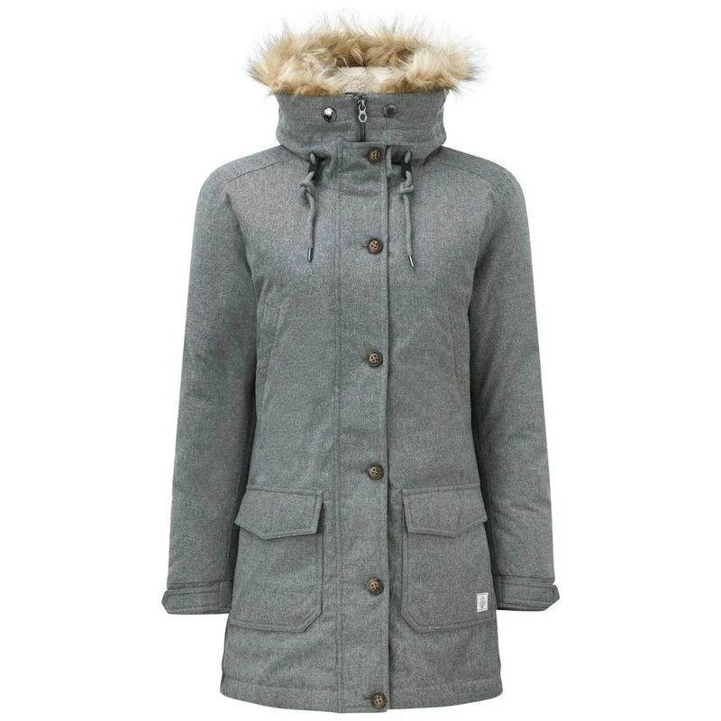 Trespass womens everyday insulated herringbone parka jacket navy new arrivals
