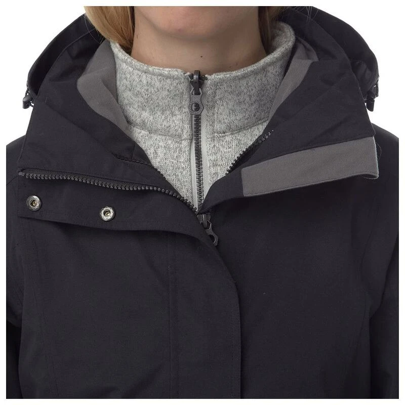 Tog 24 Womens Sutton Milatex 3in1 Waterproof Jacket (Black) Sportp